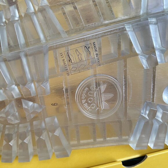 Gucci x Adidas 721229 Logo Transparent Slides Sandals Size UK 7 & 9 - Picture 12 of 16